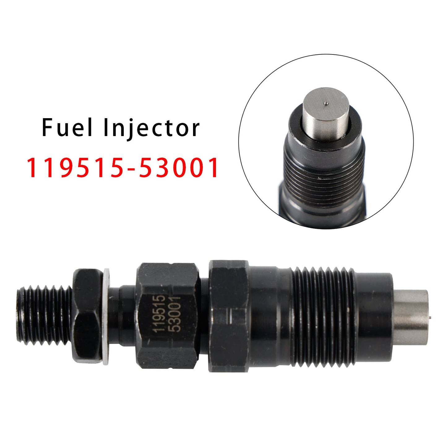 1 iniettore di carburante per motori Yanmar 3TNV70 3YM20 3YM30 2YM15 119515-53001