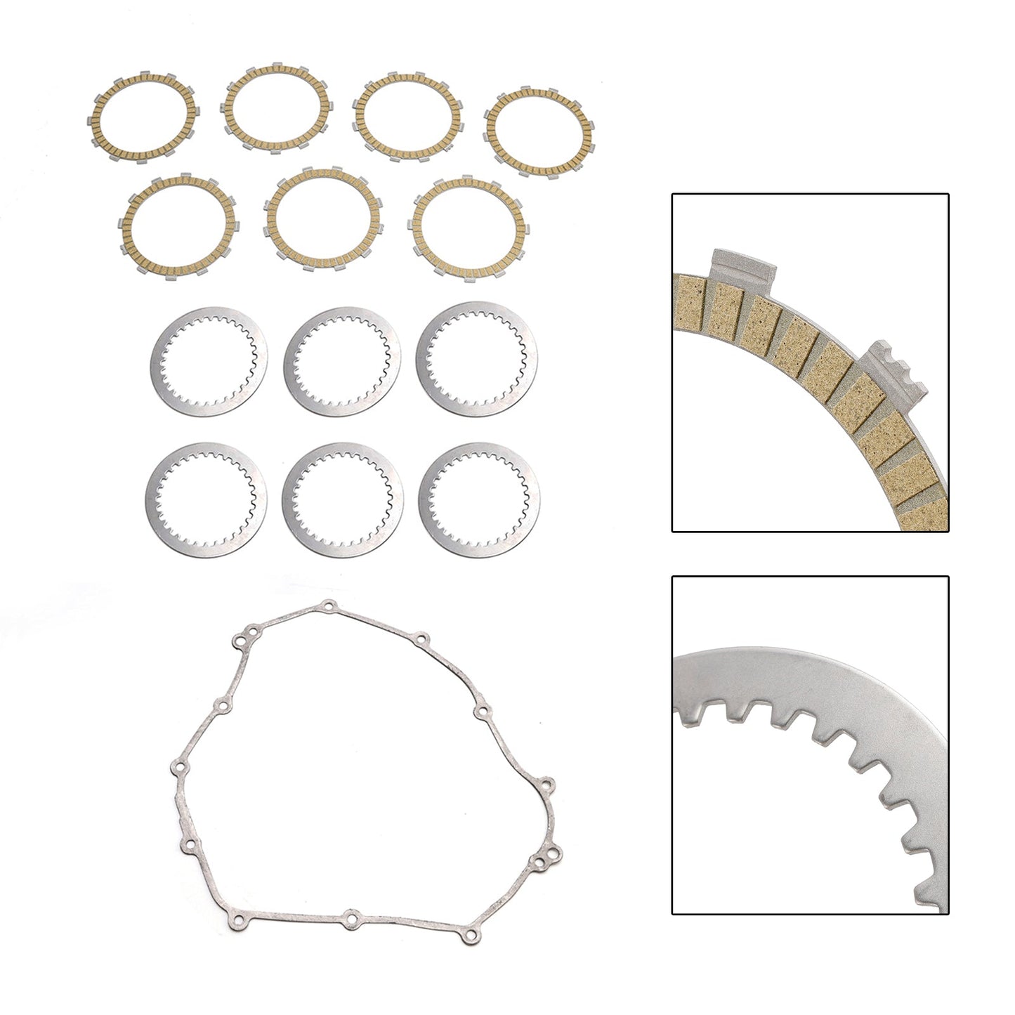 Kit dischi frizione e guarnizioni per Yamaha MT-07 XSR700 Tenere 700 16-24