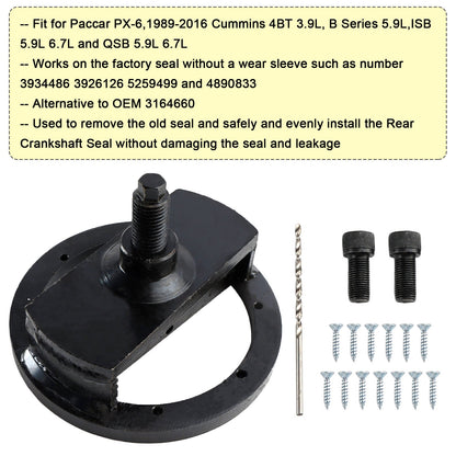 Strumento di rimozione e installazione del paraolio del'albero motore anteriore e posteriore Cummins 3.9L 5.9L 6.7L 1989-2016