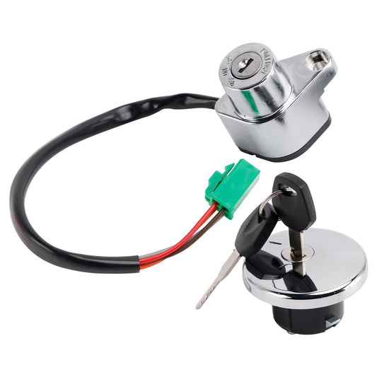 Set di serratura per tappo serbatoio e interruttore di accensione per Suzuki Savage 650 Boulevard S40 86-19