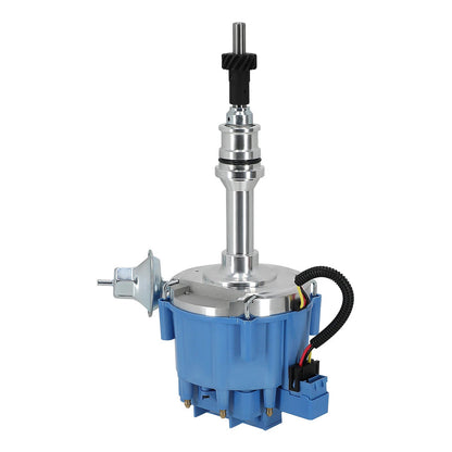 Distributore di accensione con tappo blu per motore Ford Windsor 221 260 289 302 V8 con bobina da 65K 1030213