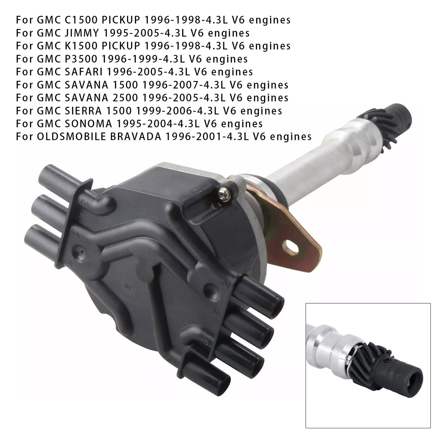Distributore di accensione per motori CHEVROLET EXPRESS 1500 4.3L V6 1996-2007 12598210 12570426