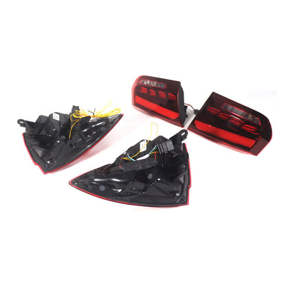 Fanali posteriori a LED rossi L&amp;R BMW Serie 3 F30 F35 F80 2012-2018, gruppo ottico posteriore 63217313039 63217372793