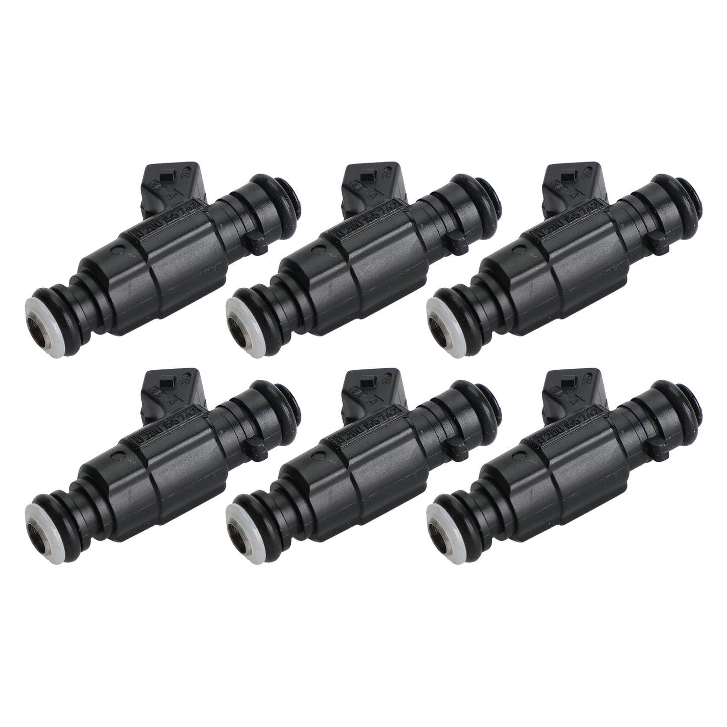6 pezzi iniettori carburante per Mercedes E320 ML320 C280 CLK320 2.8 3.2 V6 0280155742