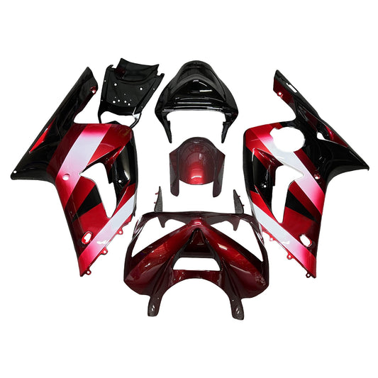 Kit carenatura iniezione in plastica ABS adatto per Kawasaki ZX6R 636 2003-2004
