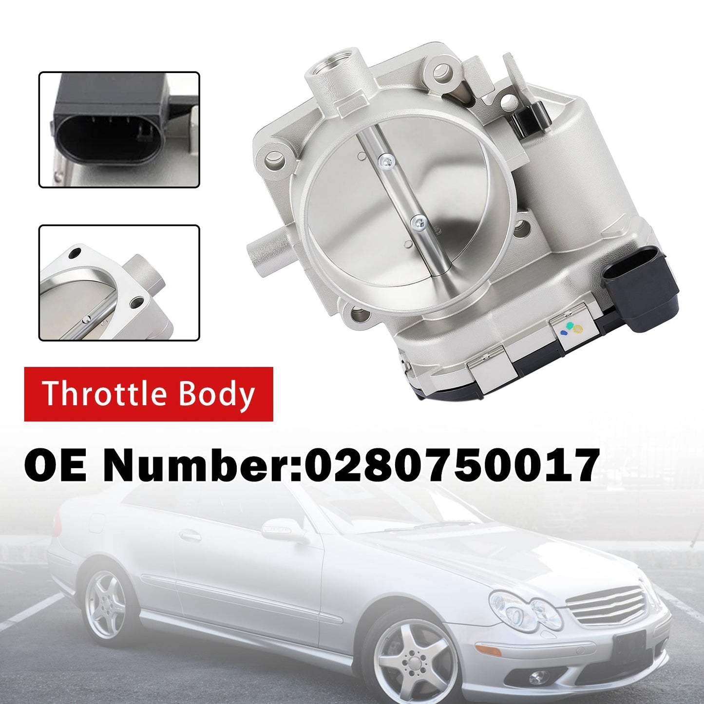 Corpo farfallato V30810014 per Mercedes Benz SLK350 (2005-2008) - Tutti i modelli, modelli 2005-2008