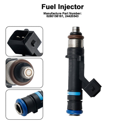 1 PZ INIETTORE CARBURANTE MOTORE BENZINA 24420543 PER VAUXHALL 1.0 1.2 1.4 0280158181