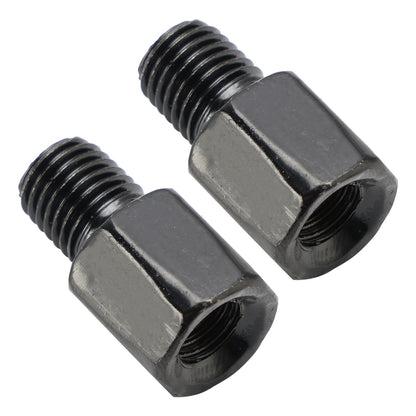 2 adattatori universali per specchietti per moto e scooter da 8 mm standard a 10 mm standard