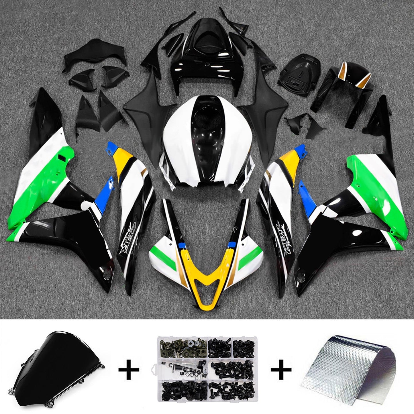 Kit di carene in plastica ABS stampate a iniezione per Honda CBR600RR 2007-2008 F5