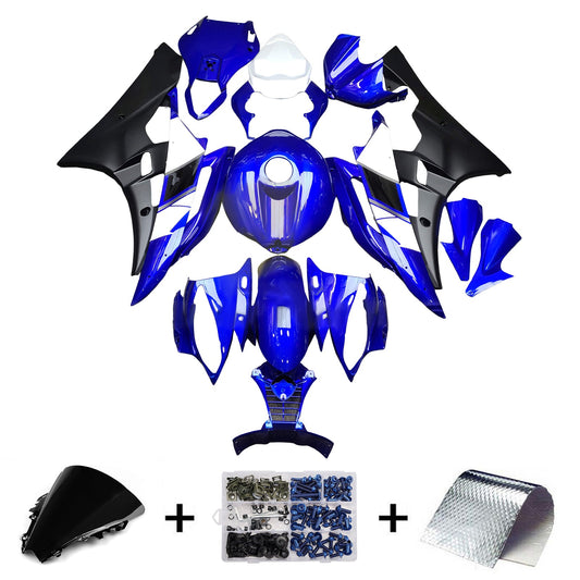 Kit carenatura iniezione plastica ABS per Yamaha YZFR6 YZF-R6 2006-2007