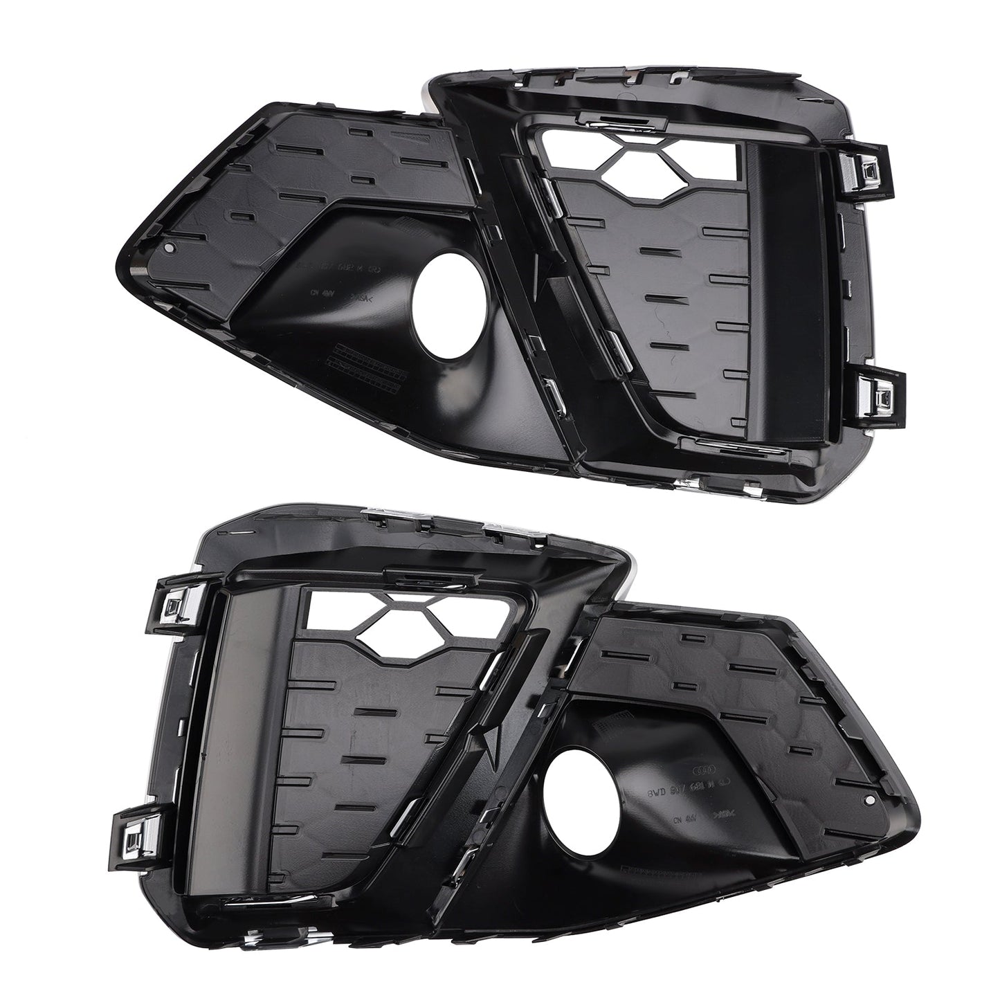 Griglia inferiore fendinebbia per paraurti anteriore Audi A4 B9.5 S-Line argento 2020-2024