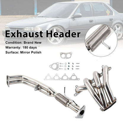 Collettore di scarico Testata Fit Honda Accord 2.2L 1990-1993 4-2-1 Tri-Y