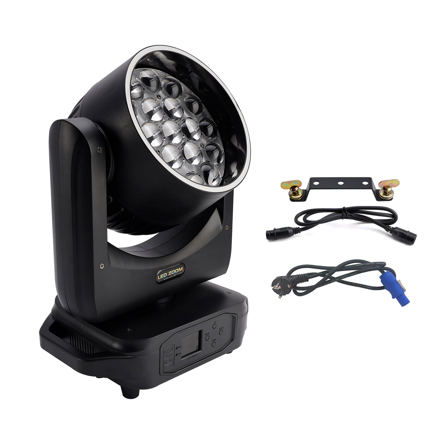19X20W LED Zoom Testa Mobile Luce Palco RGBW DMX Fascio Wash Illuminazione DJ