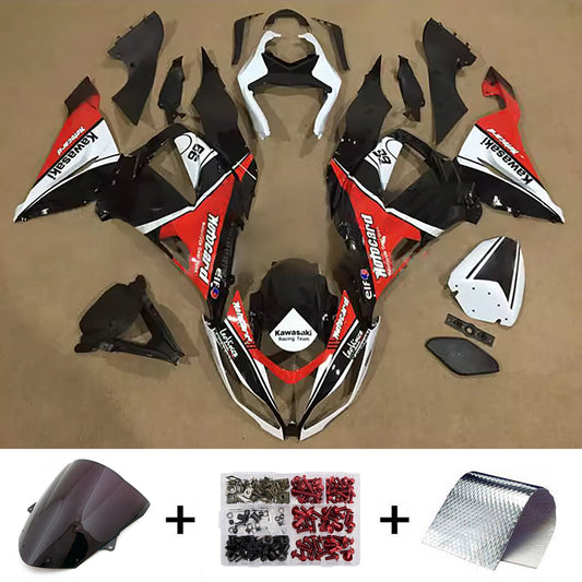 Kit carenatura iniezione in plastica ABS adatto per Kawasaki ZX6R 636 2013-2018