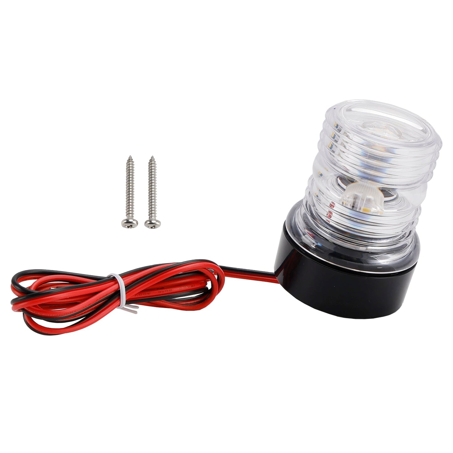 Luce di segnalazione di navigazione a LED da 2,7 W, per ancora, imbarcazione, lampada rotonda, barca, yacht, IP66