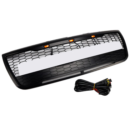 Griglia paraurti anteriore superiore grigia Ford Explorer 2012-2015 con luci