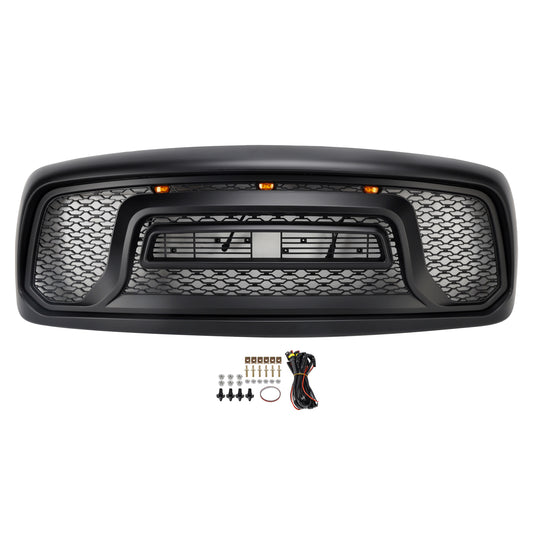Griglia paraurti anteriore stile Rebel Dodge RAM 1500 2002-2005