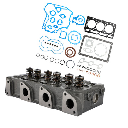 Per ESCAVATORE KUBOTA U25S KX41-2S KX41-2 3 cilindri Testata completa + guarnizione