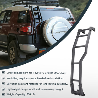 Kit scala per portellone posteriore lato sinistro per Toyota FJ Cruiser 2007-2021