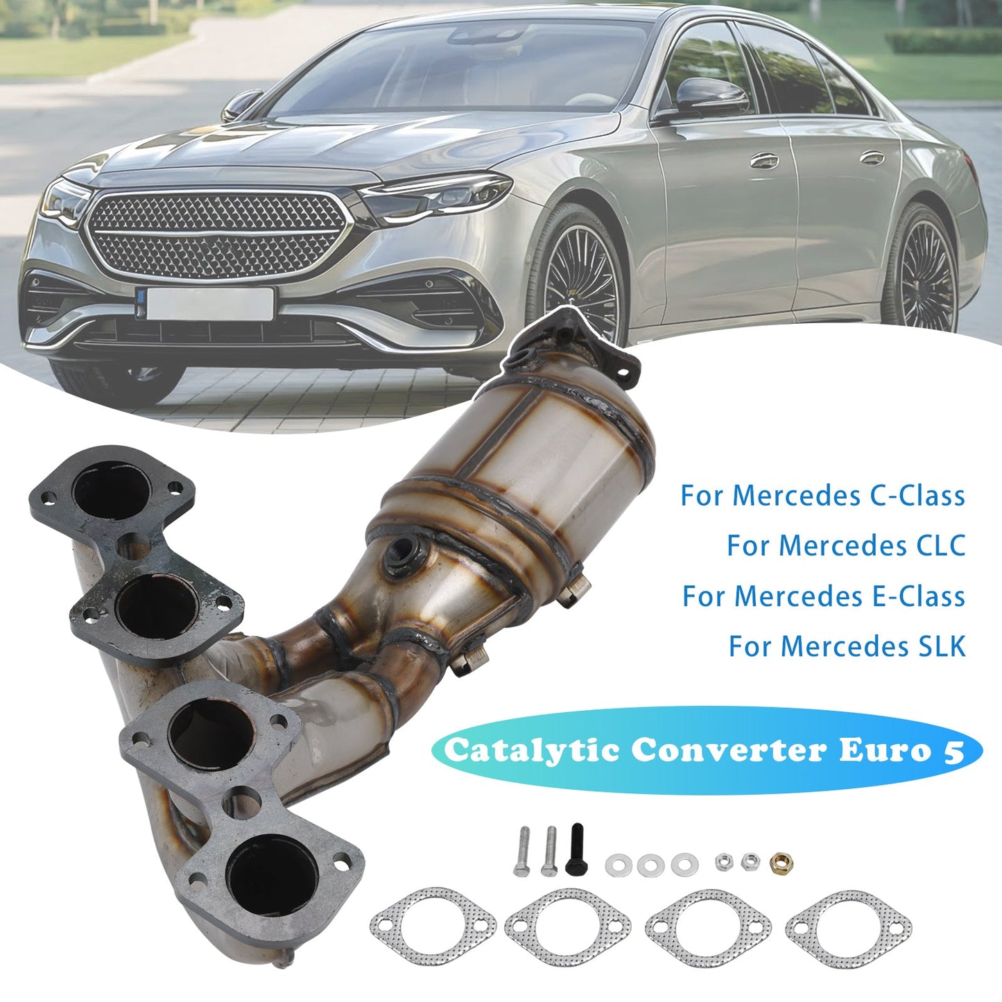 Convertitore catalitico Mercedes Classe C Classe E CLC SLK A2711403009 Euro 5