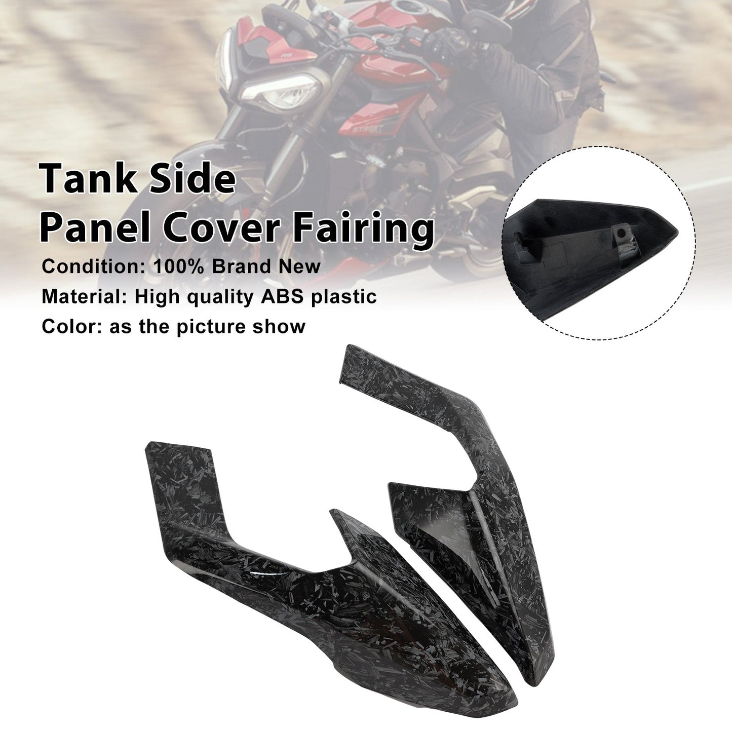 Carenatura laterale del serbatoio Street Triple 765 R/RS 2023-2025