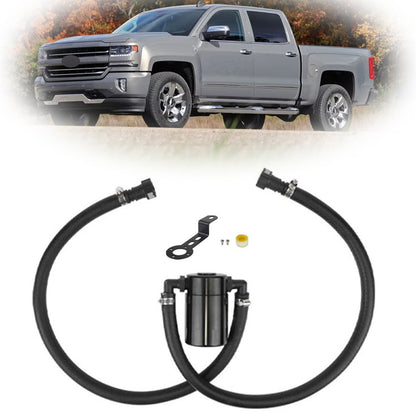 Separatore aria-olio Catch Can per Chevy Silverado 2014-2018