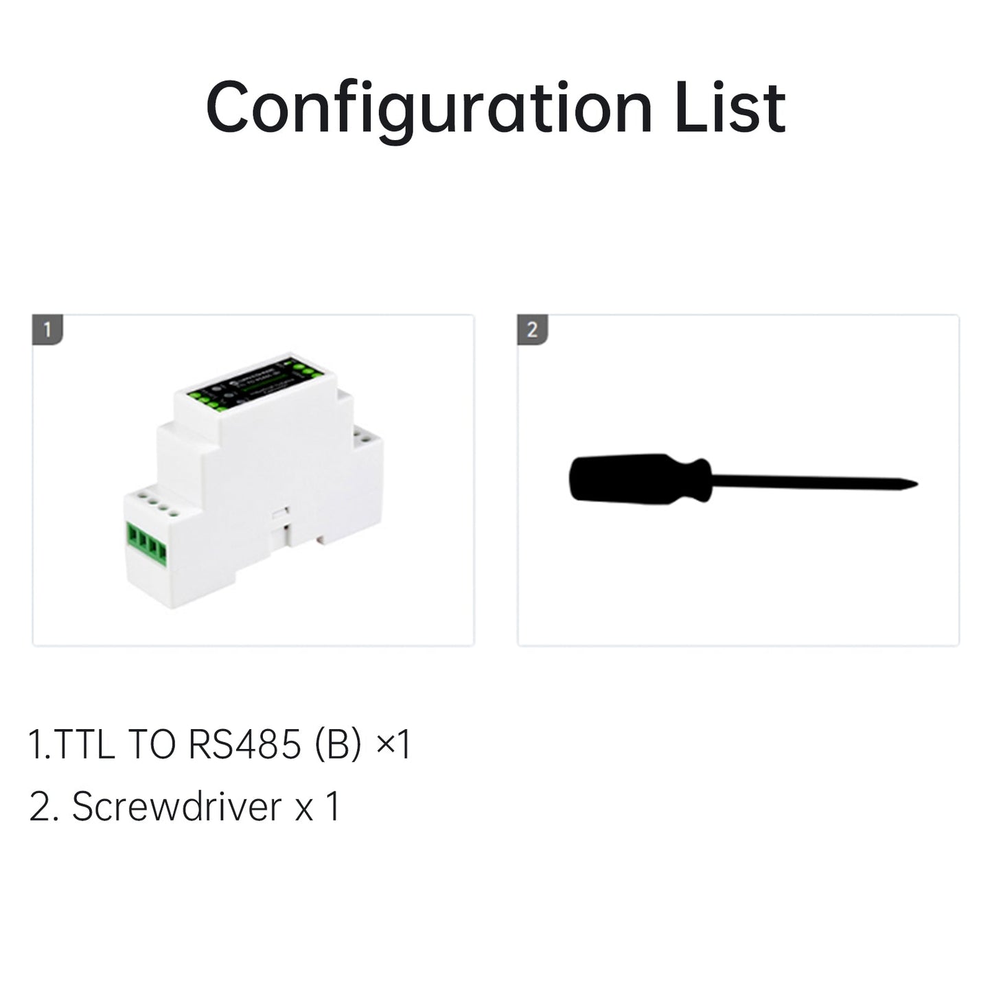 Modulo di isolamento elettrico da TTL a RS485 Convertitore seriale su guida DIN Protezione da sovratensioni