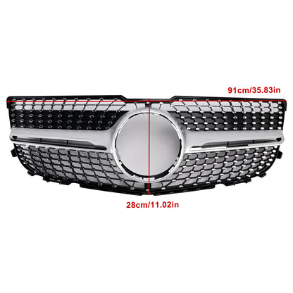 Per Mercedes Benz GLK Classe X204 2013-2015 Griglia per paraurti anteriore Diamond