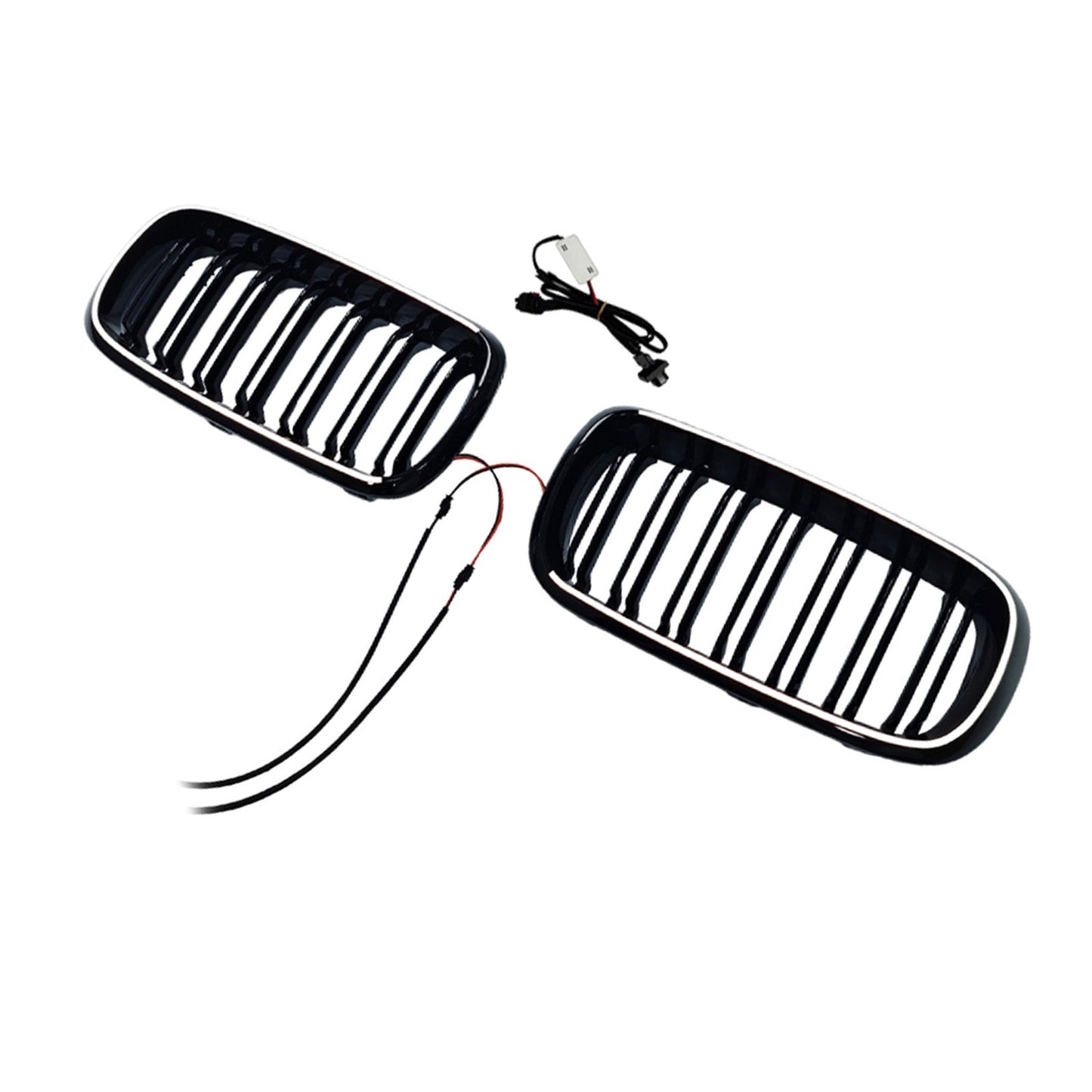 Griglia anteriore a doppio rene con lamelle per BMW X6 F16 35i/35i xDrive/50i xDrive (2014-2018)
