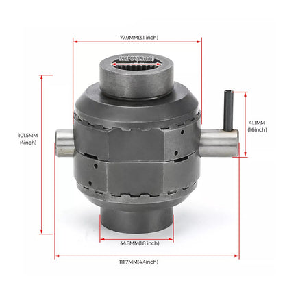 Jeep Grand Wagoneer anteriore 1984-1991 compatibile con Dana 30, bloccaggio differenziale anteriore a 27 scanalature SLD3027