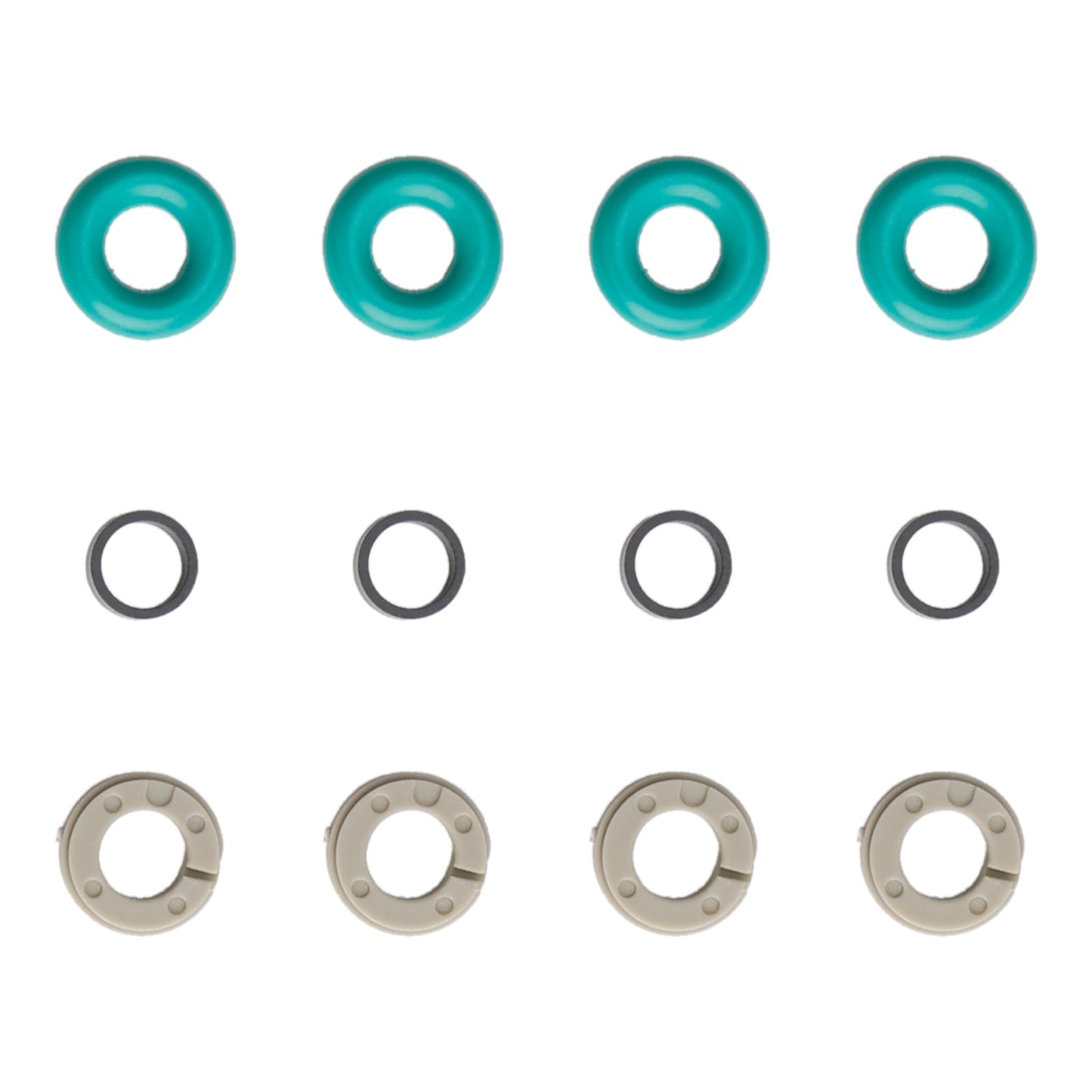 Kit di manutenzione iniettore carburante 4 pezzi O-ring 0261500354 per Audi, Skoda, 1,2 l, 1,4 l