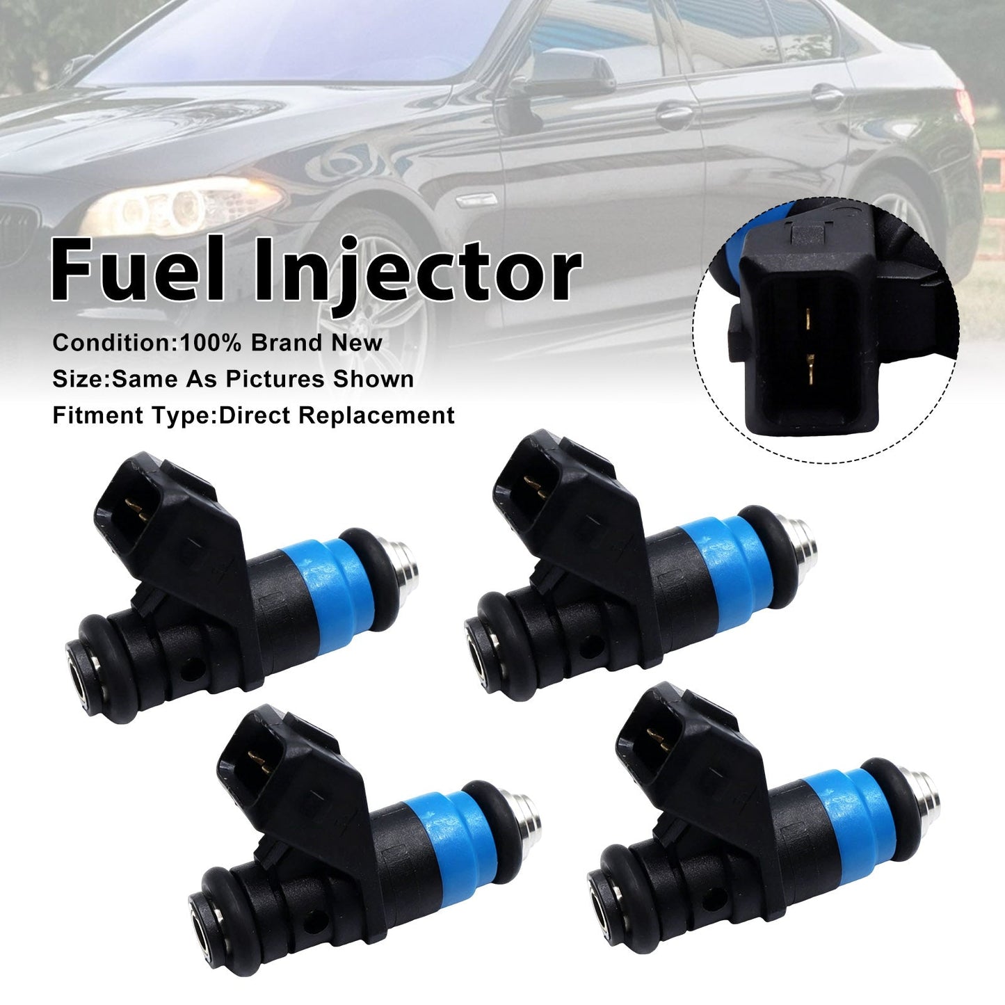 4 iniettori di carburante da 630 cc 60 lb per Siemens Deka Short pico FI114962 107962