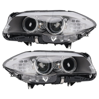 2010-2013 Per BMW Serie 5 F10 Berlina Faro anteriore sinistro+destro Xenon LED DRL SENZA AFS