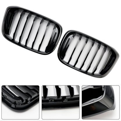 Griglia anteriore a rene nera lucida BMW X4 G02 X3 G01 G08 2018-2021 51138469959