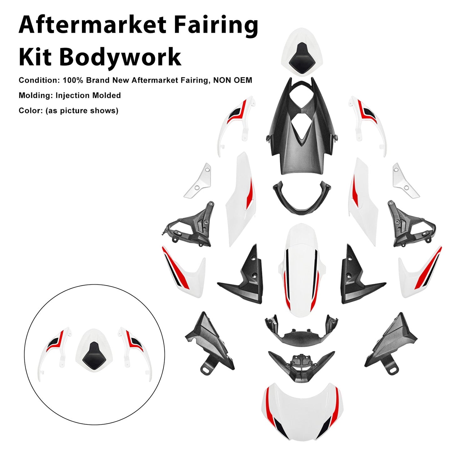 Kit di carene iniettabili per Street Triple 765 R/RS 2020-2022