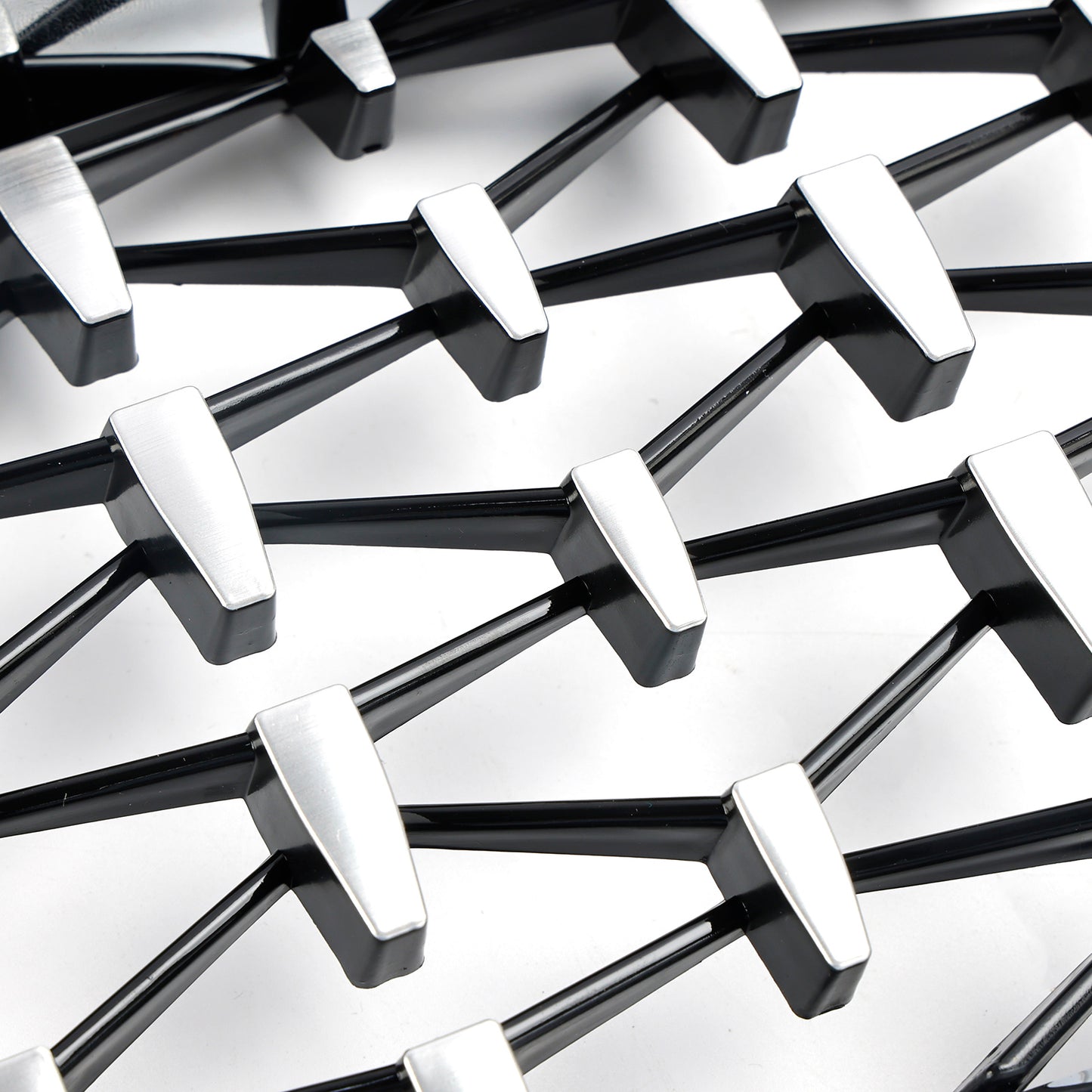 Pair Chrome Diamond Grille For BMW E46 Saloon/Touring Facelift 2002-2005 4Dr