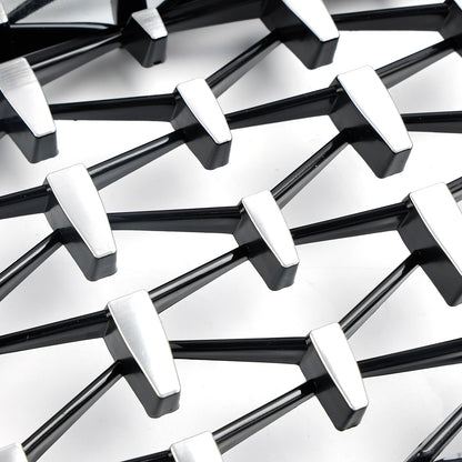 Pair Chrome Diamond Grille For BMW E46 Saloon/Touring Facelift 2002-2005 4Dr