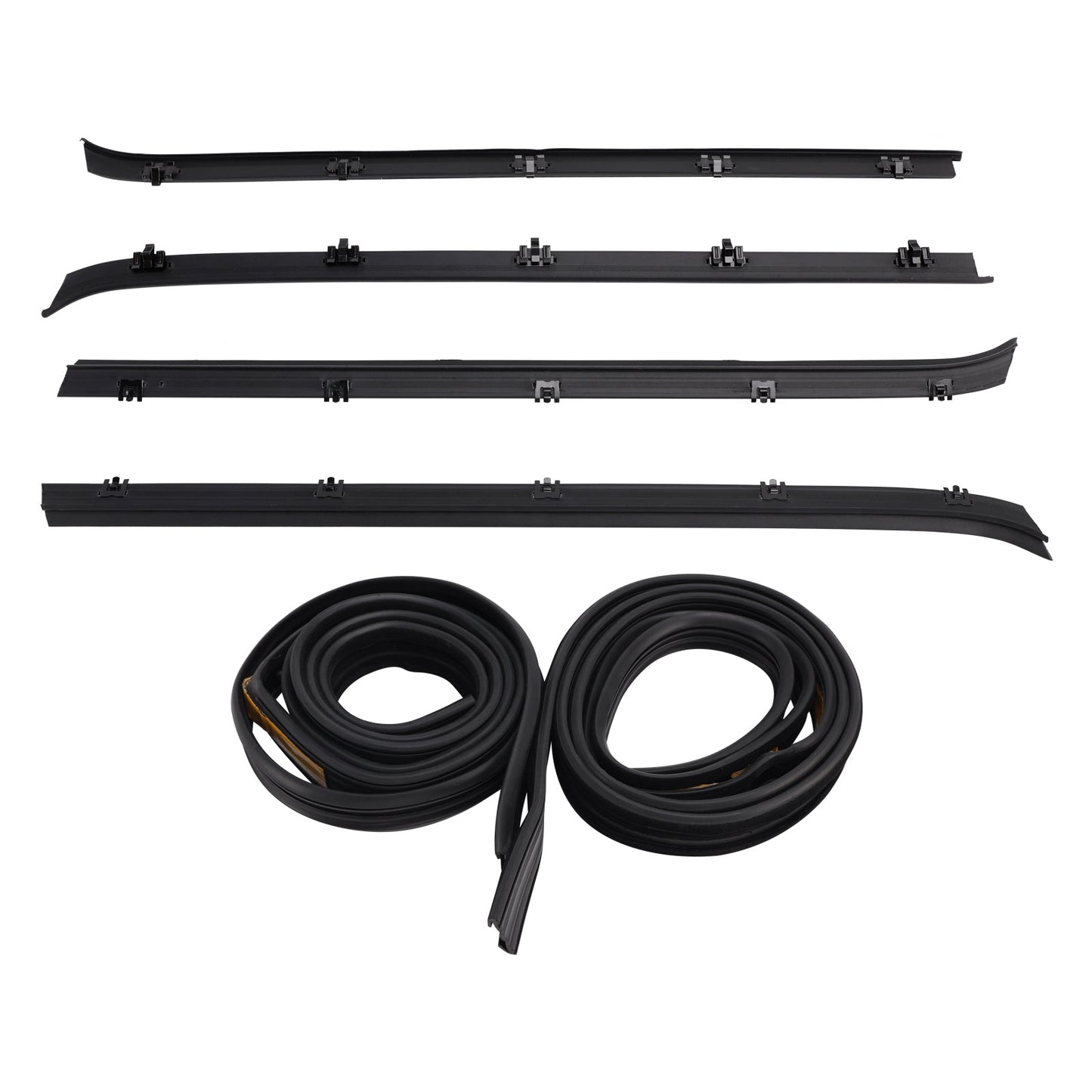 Guarnizione per finestrino auto 4 pezzi + 2 guarnizioni per GMC C1500 C2500 C3500 K1500 K2500 K3500