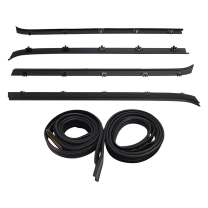 Guarnizione per finestrino auto 4 pezzi + 2 guarnizioni per GMC C1500 C2500 C3500 K1500 K2500 K3500