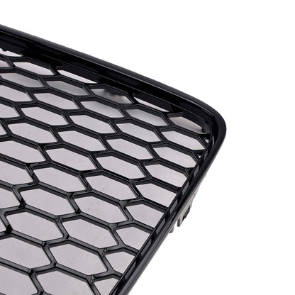 Griglia di ventilazione del radiatore per paraurti anteriore, colore nero lucido, compatibile con Audi Q7 2005-2015.