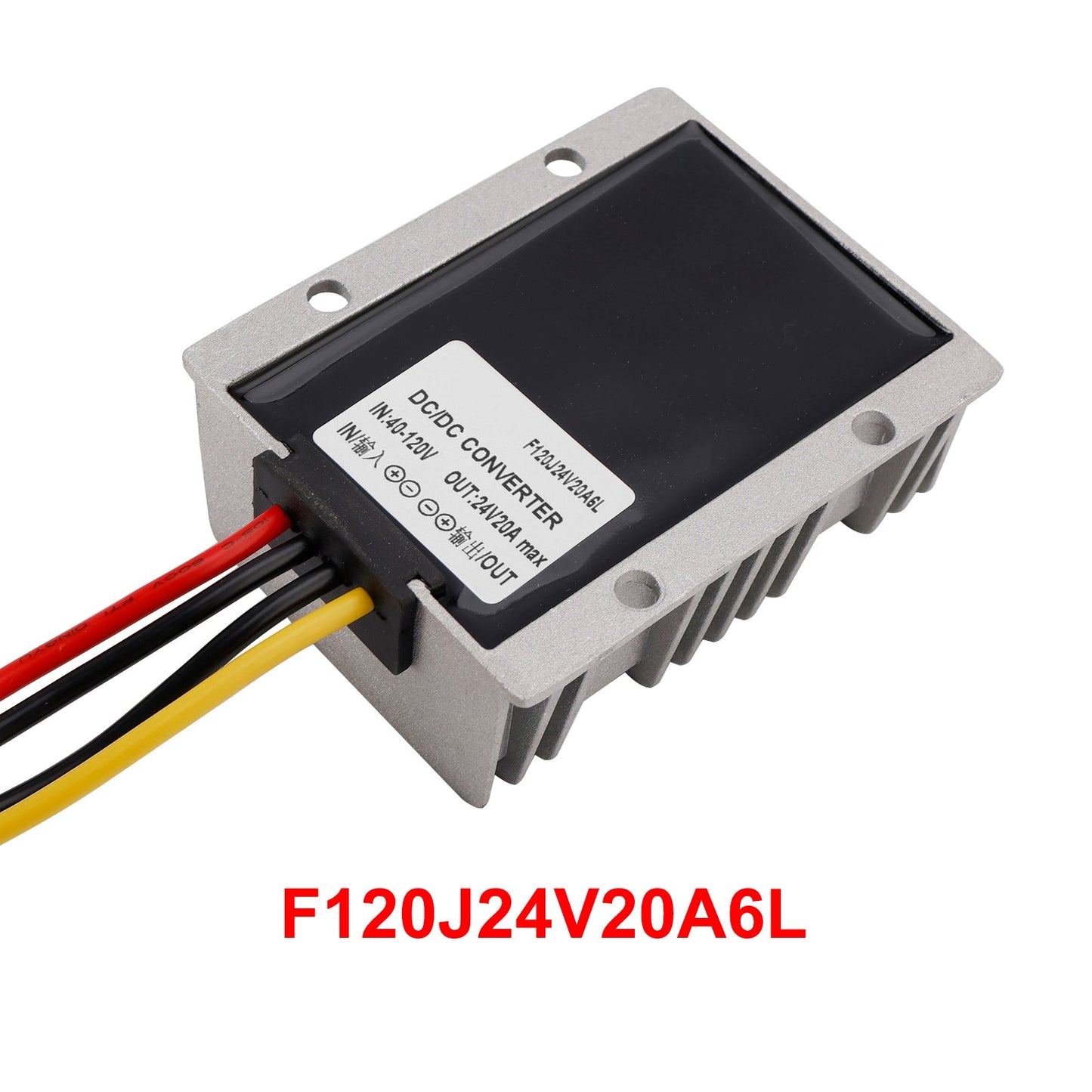 Convertitore di potenza DC/DC step-down impermeabile da 40-120 V a 24 V 20 A 480 W