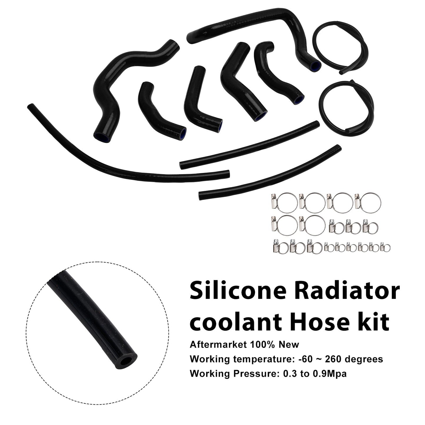 Tubo flessibile del liquido di raffreddamento del radiatore in silicone Ducati Monster 937 2021-2025