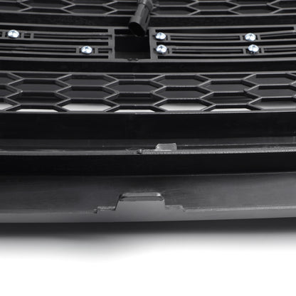 Dodge Ram 1500 | 2013-2018 | Griglia nera opaca | Lettera RAM + luci LED ambra