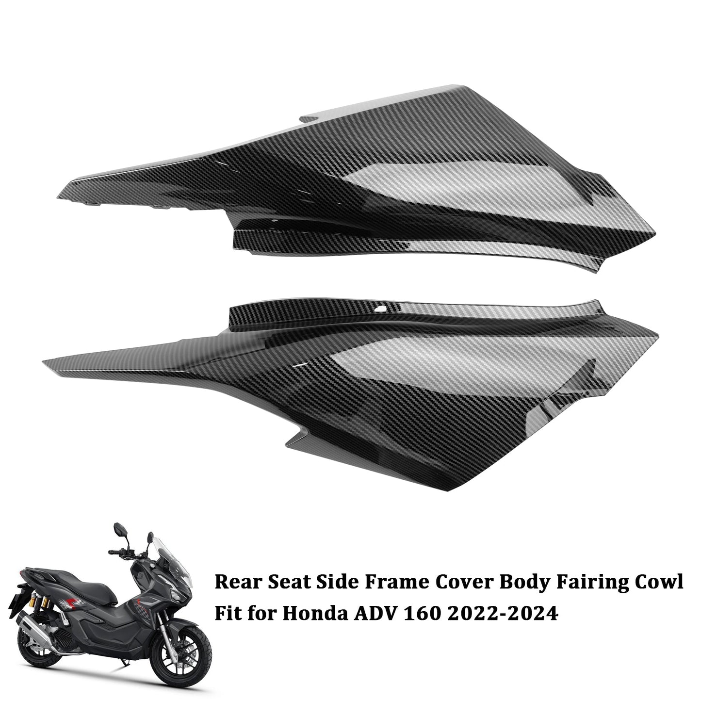 2023-2024 Honda ADV 160 Copertura del telaio laterale del sedile posteriore Carenatura del corpo