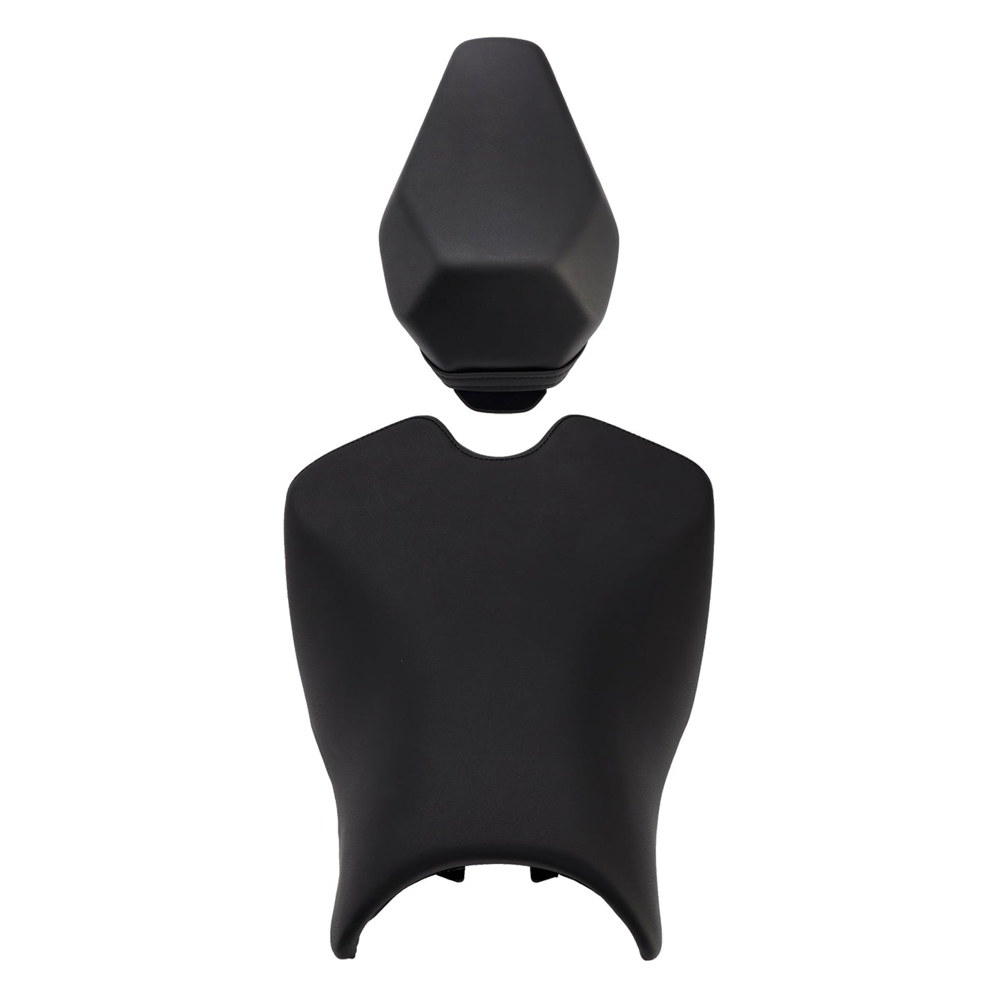 Kit sella passeggero anteriore e posteriore rinforzata per Kawasaki Ninja Z900 2025, colore nero.