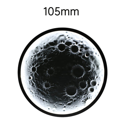 Lampada decorativa a forma di luna in rilievo per lunotto posteriore dell'auto