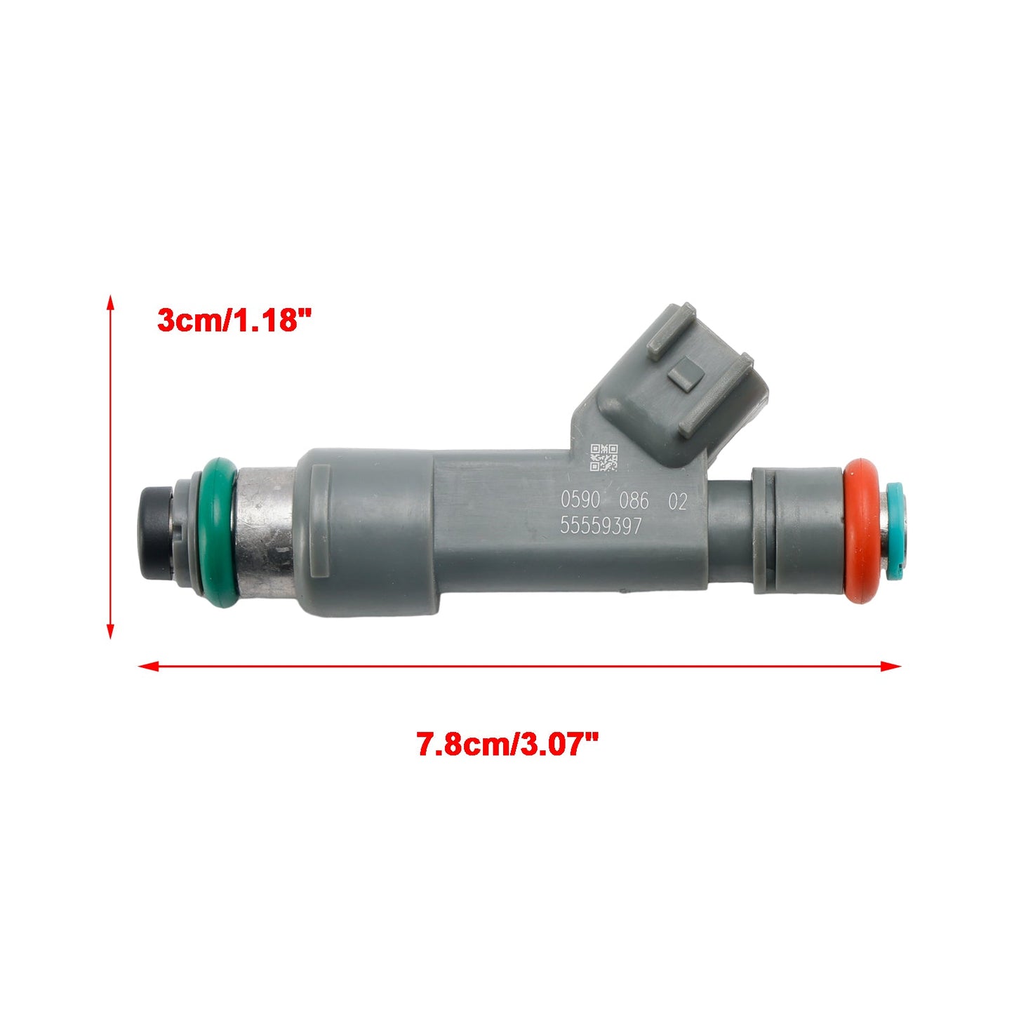 4 pezzi iniettore carburante 55559397 adatto per SAAB 9-3 2.0L Turbo 2007-2011 8653608