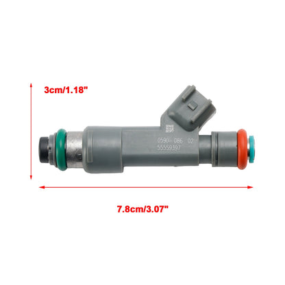 4 pezzi iniettore carburante 55559397 adatto per SAAB 9-3 2.0L Turbo 2007-2011 8653608