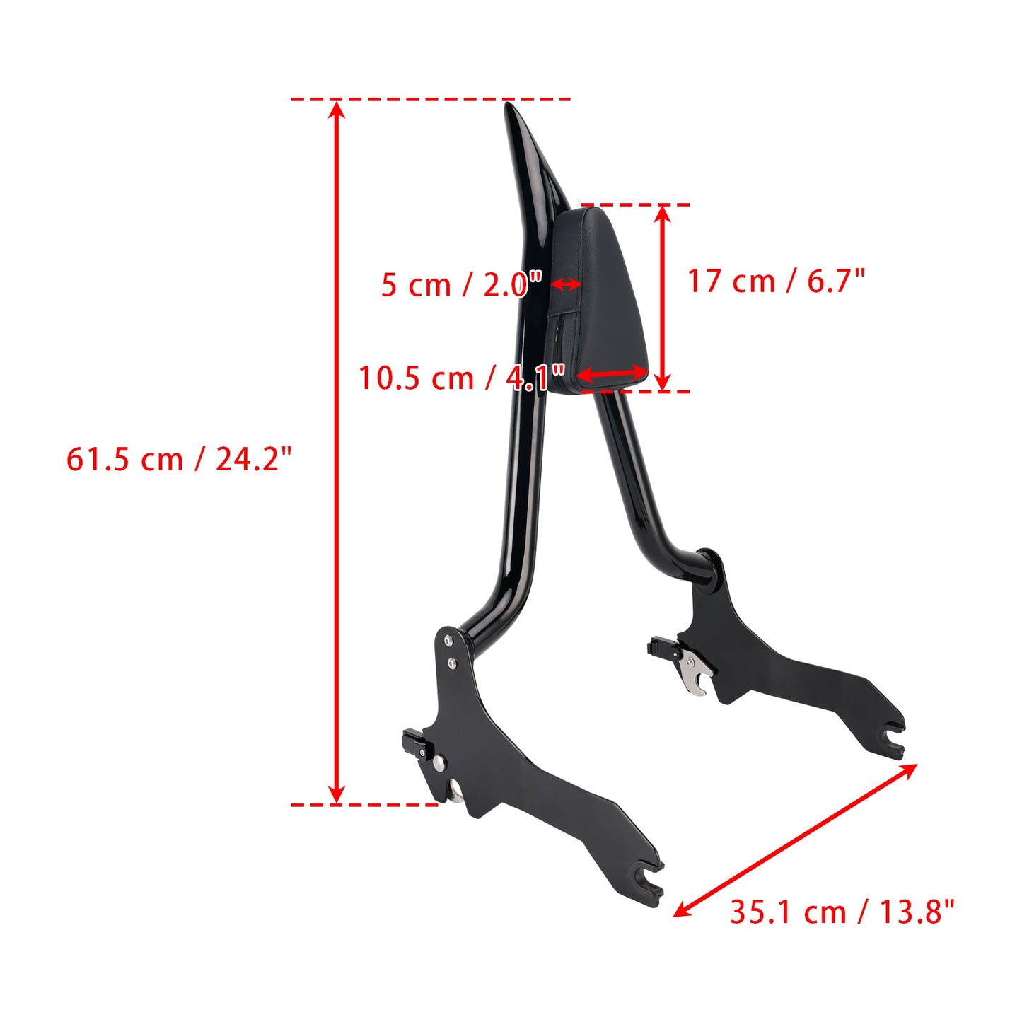 Schienale Sissy Bar passeggero Softial Breakout 114 FLFB FLFBS FXBR RXBRS 2018+