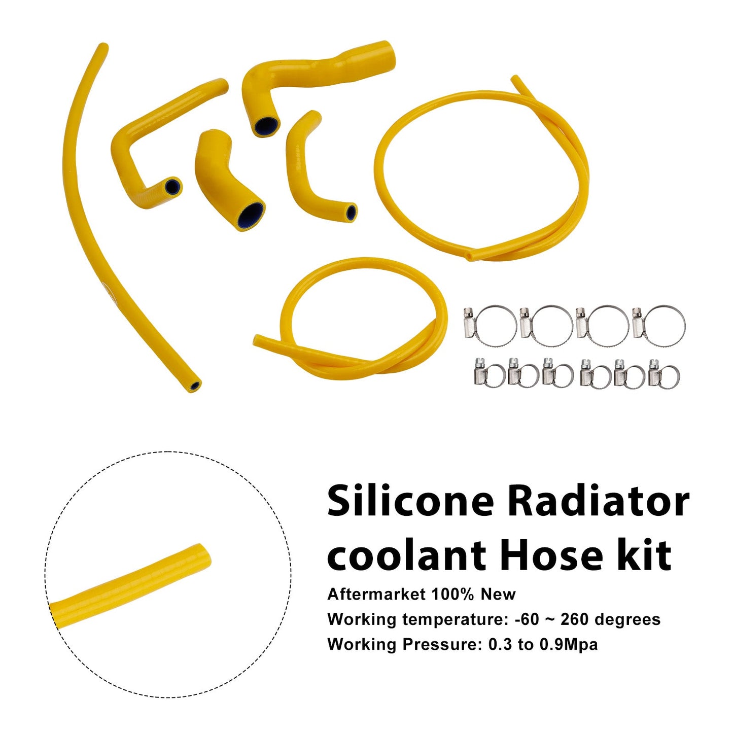 Tubo flessibile del liquido di raffreddamento del radiatore in silicone Aprilia RS 660 RS660 2021-2025